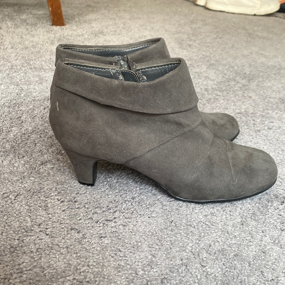 Grey booties